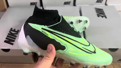 Nike Phantom GX Elite DF FG Football Boots - Green/Black/White