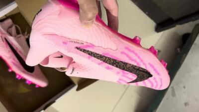 Nike Phantom GX Elite FG Football Boots - Pink/Black/Gold