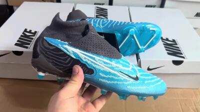 Nike Phantom GX DF Elite FG Football Boots - Blue/White/Black