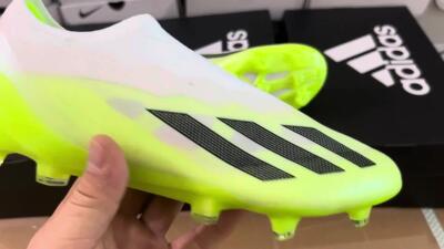 Adidas X Crazyfast.1 LL FG Football Boots - Green/Black/White