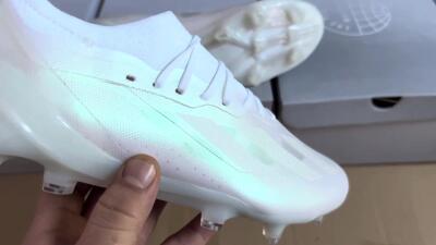 Adidas X Crazyfast.1 FG Football Boots - White/White/White