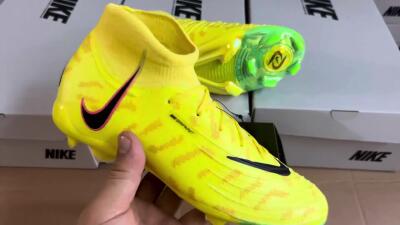 Nike Phantom Luna Elite FG Football Boots - Yellow/Black/Pink