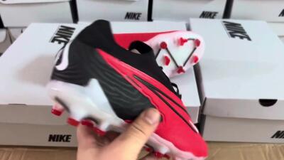 Nike Phantom GX Elite FG Football Boots - Red/Black/White