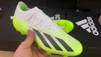 Adidas X Crazyfast.1 Messi FG Football Boots - Green/Black/White