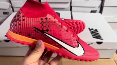 Nike Air Zoom Mercurial Superfly 9 Elite TF Football Shoes - Red/White/Black