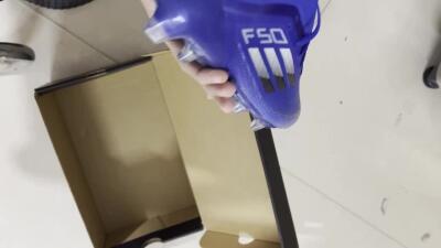 Adidas F50 Adizero FG Football Boots - Blue/Silver/Black