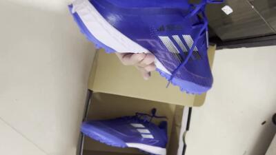 Adidas F50 Adizero TF Football Shoes - Blue/Silver/Black