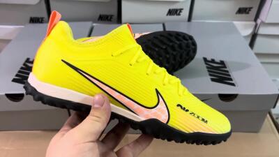 Nike Air Zoom Mercurial Vapor 15 Pro TF Football Shoes - Yellow/Pink/White/Black