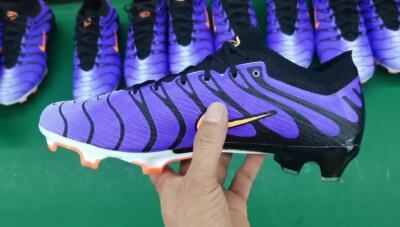 Nike Air Zoom Mercurial Vapor 15 Elite FG Football Boots - Purple/Black/Orange/Gold