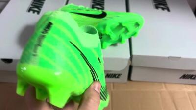 Nike Air Zoom Mercurial Vapor 15 Elite FG Football Boots - Green/Black