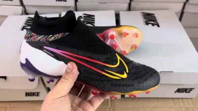 Nike Phantom GX Elite FG Football Boots - Black/Yellow/Orange/Purple