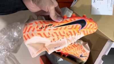 Nike Air Zoom Mercurial Superfly 9 Elite AG Football Boots - Orange/Pink/Purple/Black