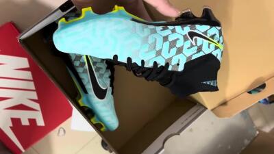 Nike Air Zoom Mercurial Superfly 9 Elite FG Football Boots - Blue/Black/White/Green