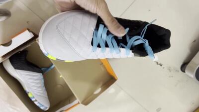 Nike Lunar Gato 2 IC Football Shoes - Black/Blue/Yellow