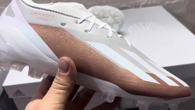 Adidas X Crazyfast.1 FG Football Boots - Silver/White/Brown
