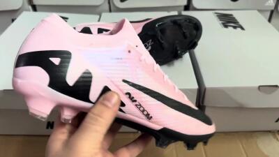 Nike Air Zoom Mercurial Vapor 15 Elite FG Football Boots - Purple/Black