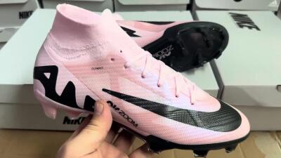 Nike Air Zoom Mercurial Superfly 9 Elite FG Football Boots - Pink/Black