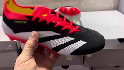Adidas Predator Accuracy.1 FG Football Boots - Black/White/Red