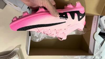 Nike Air Zoom Mercurial Vapor 15 Elite FG Football Boots - Pink/Black