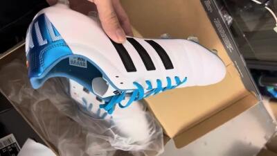 Adidas Adipure11 Pro X PD25 TRX FG Football Boots - White/Black/Blue