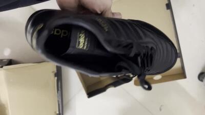 Adidas Copa Mundial Team Astro TF Football Shoes - Black/Gold