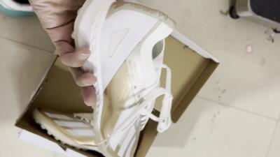 Adidas X Crazyfast.1 TF Football Shoes - Gold/White