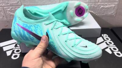 Nike Phantom Luna 2 Elite LV8 FG Football Boots - Jade/Black/Purple