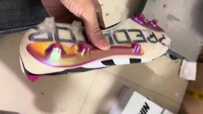 Adidas Predator Accuracy+ FG Football Boots - Black/White/Pink