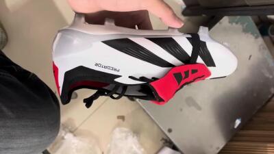 Adidas Predator Elite Foldover Tongue FG Football Boots - White/Black/Red