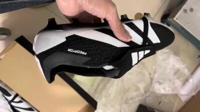 Adidas Predator Elite Foldover Tongue FG Football Boots - Black/White