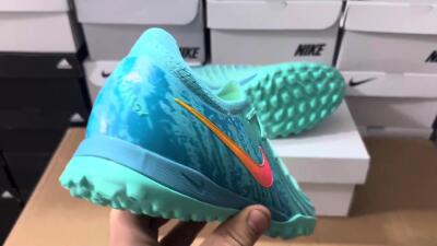 Nike Phantom Luna Elite TF Football Shoes - Jade/Orange/Yellow