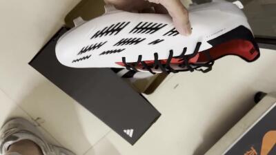 Adidas Predator Elite FG Football Boots - White/Black/Red