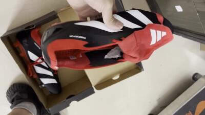Adidas Predator Elite Foldover Tongue FG Football Boots - Black/White/Red