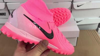 Nike Phantom Luna 2 Elite TF Football Shoes - Pink/Black/White
