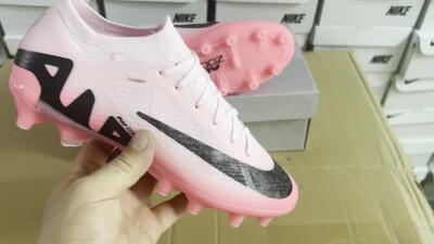 Nike Air Zoom Mercurial Vapor 15 Elite FG Football Boots - Pink/Black