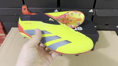 Adidas Predator Accuracy+ FG Football Boots - Yellow/Black/Red
