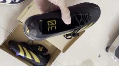 Adidas Predator Elite Foldover Tongue FG Football Boots - Black/Gold