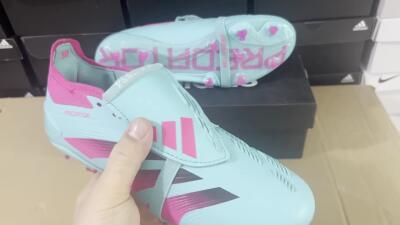 Adidas Predator Elite Foldover Tongue FG Football Boots - Jade/Red/Pink