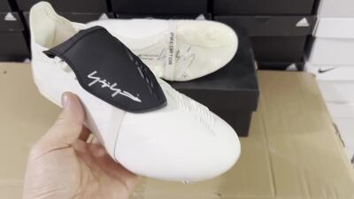 Adidas Predator Elite Foldover Tongue FG Football Boots - Beige/White/Black